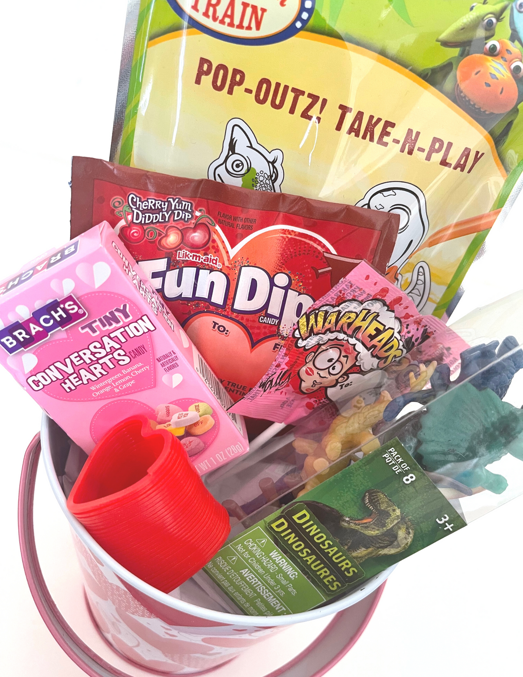 Valentine's Gift: ROAR-some Dinosaur Valentine's Day Basket
