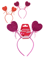 Load image into Gallery viewer, Valentine Heart Bopper Headbands