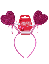 Load image into Gallery viewer, Valentine Heart Bopper Headbands