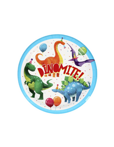 Dinosaur Party 7-in. Paper Plates, 18-ct. Pack