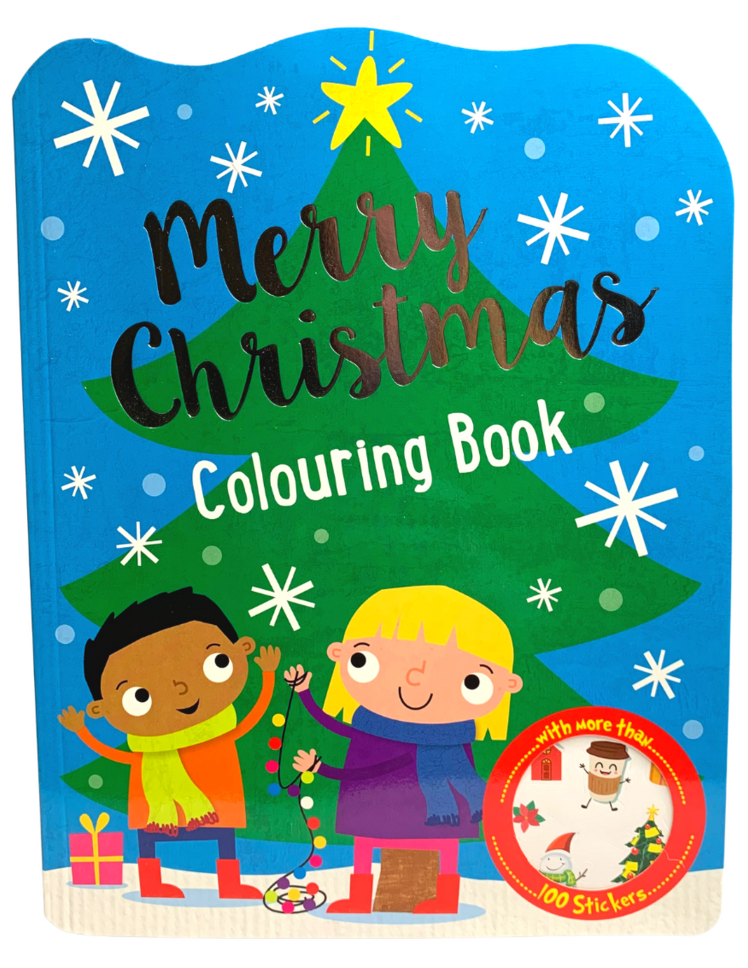Merry Christmas Colouring Book (with more than 100 stickers!)