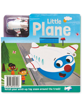 Load image into Gallery viewer, Little Plane: Read &amp; Play with Fold-Out Play Mat and Wind-Up Toy