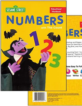 Load image into Gallery viewer, Sesame Street: Numbers Educational Workbook