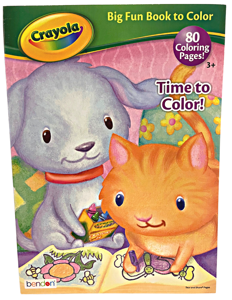 Crayola Big Fun Book to Color: Time to Color! (With 80 coloring pages