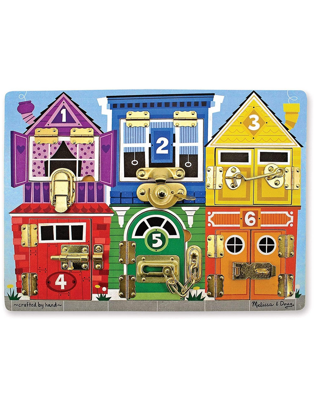 Melissa and Doug: Latches Wooden Activity Board