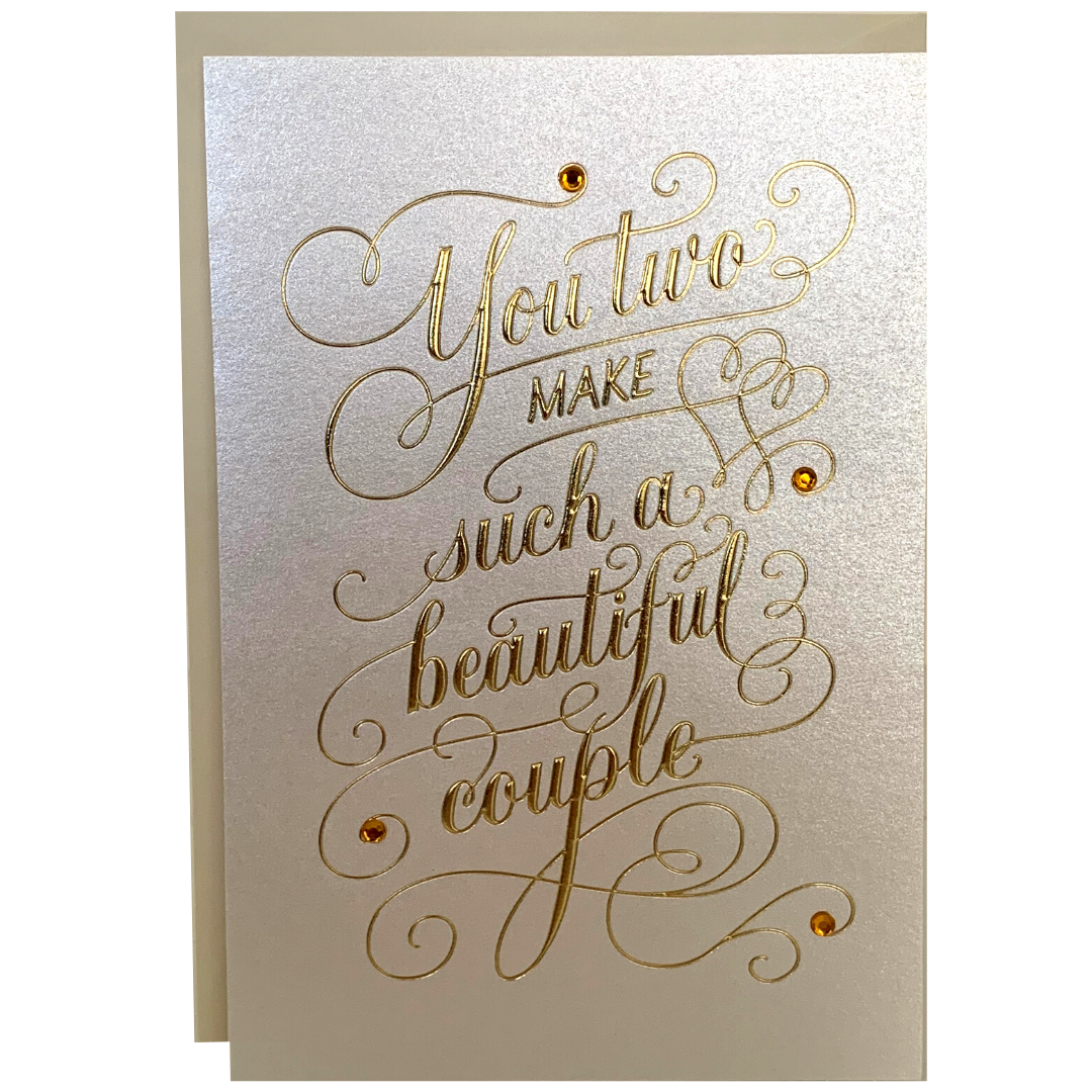 Hallmark: Wedding - Deluxe Bejwelled Best Wishes