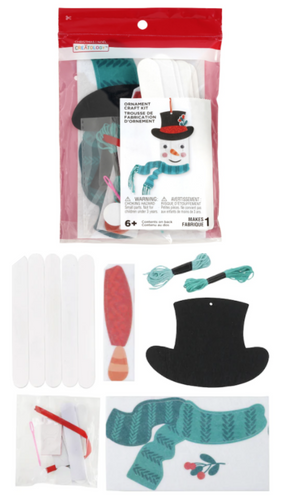 Snowman Ornament Christmas Craft Kit by Creatology™