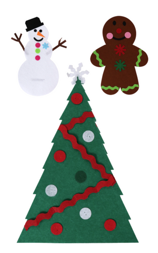Extra Large Crafter's Square Felt Ornament Kits, 12x16 in.