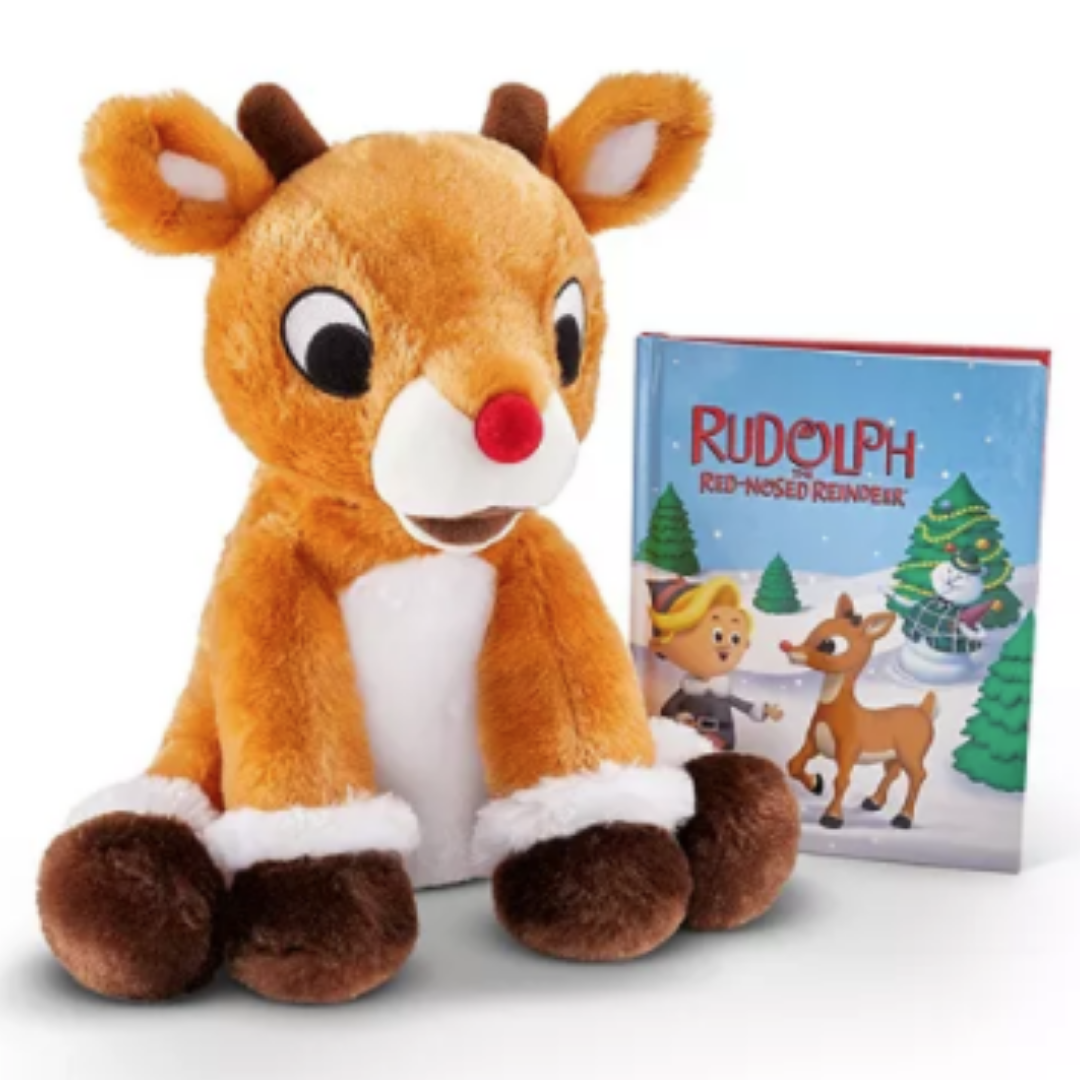 Rudolph the Red Nosed Reindeer Book and Plush Bundle Red Balloon