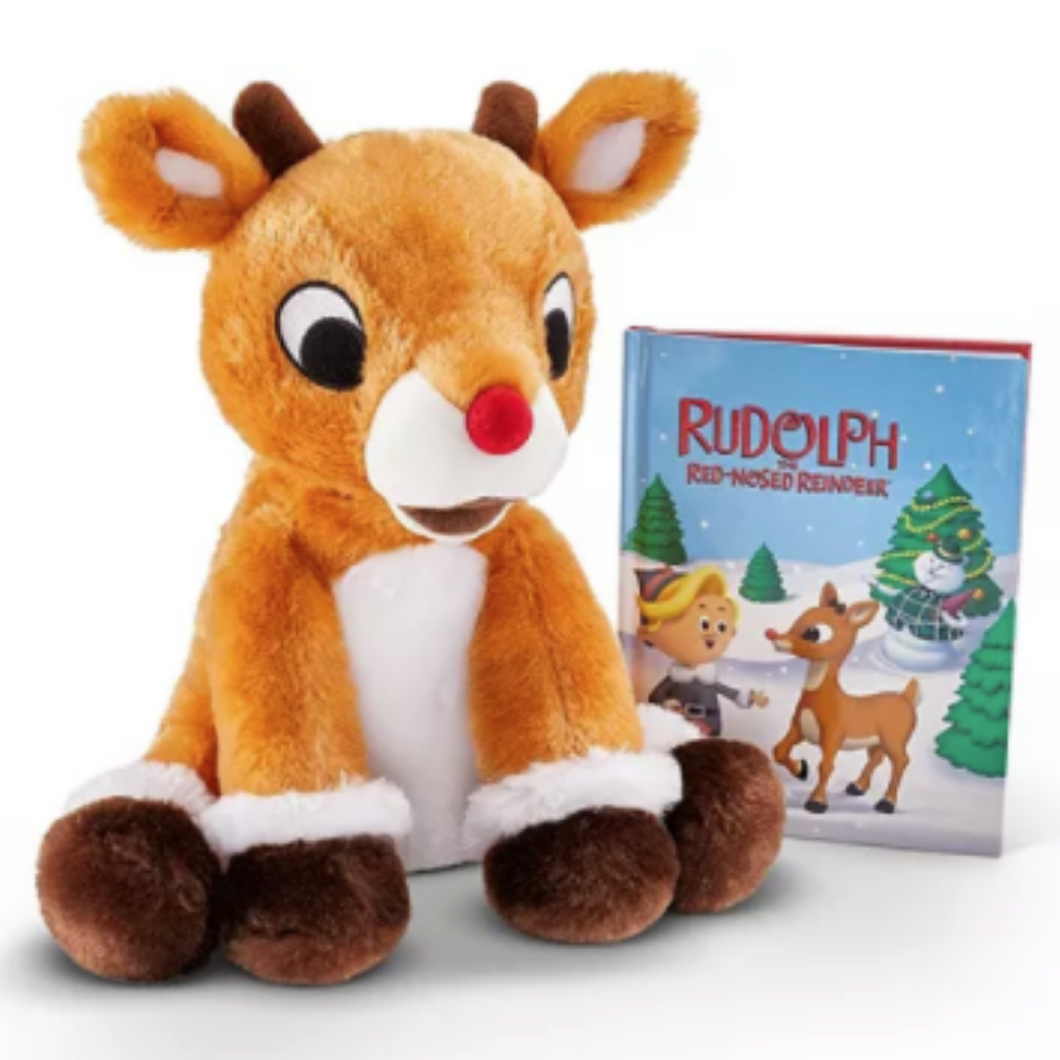 Rudolph the Red-Nosed Reindeer Book and Plush Bundle