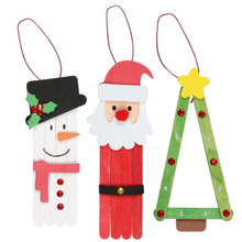 Load image into Gallery viewer, Crafter&#39;s Square DIY Christmas Craft Stick Ornament Kits, 48 pc
