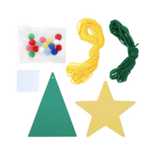 Load image into Gallery viewer, Star &amp; Tree Yarn Wrap Craft Kit by Creatology™