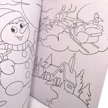 Load image into Gallery viewer, Merry Christmas Colouring Book (with more than 100 stickers!)