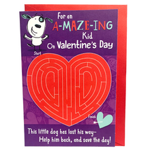 Load image into Gallery viewer, Hallmark: For an A-MAZE-ING Kid on Valentine&#39;s Day Card