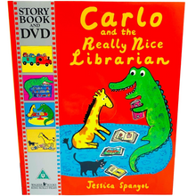 Load image into Gallery viewer, Carlo and the Really Nice Librarian: Book &amp; DVD