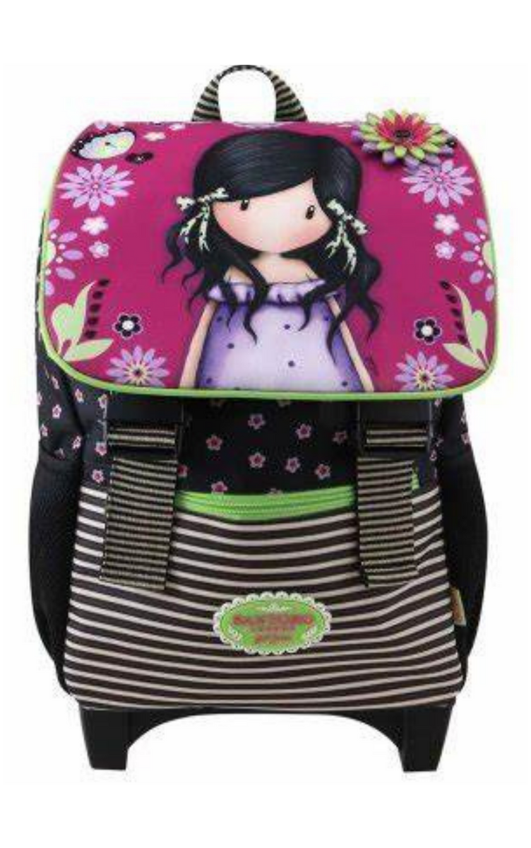 UK Designer Santoro Trolley Gorjuss Fiesta Trolley Rucksack with Flap