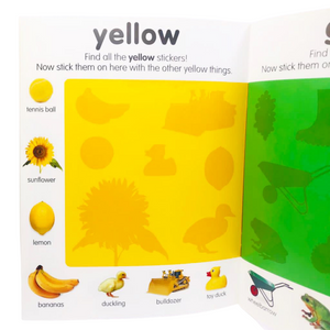 A Start-to-learn Sticker Book: Colours