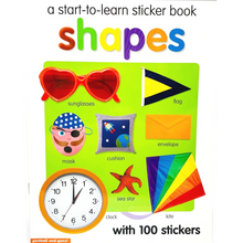 Load image into Gallery viewer, A Start-to-learn Sticker Book: Shapes