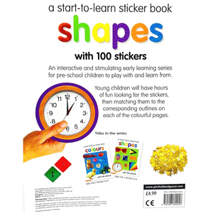 A Start-to-learn Sticker Book: Shapes