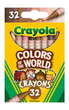 Load image into Gallery viewer, Crayola Crayons: Colors of the World (32 Multi-Cultural Crayons)