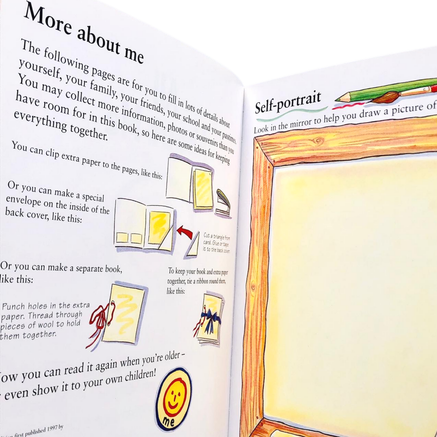All About Me: A 'Fill in and Keep' Activity Book