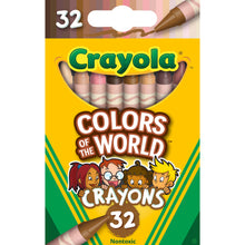 Load image into Gallery viewer, Crayola Crayons: Colors of the World (32 Multi-Cultural Crayons)