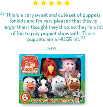 Load image into Gallery viewer, Melissa and Doug: Barn Buddies Hand Puppets