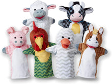 Load image into Gallery viewer, Melissa and Doug: Barn Buddies Hand Puppets
