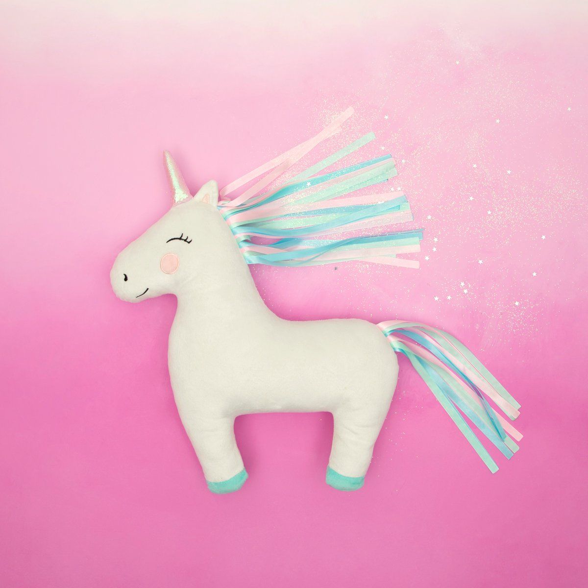 Sass & Belle - Rainbow Unicorn Decorative Cushion