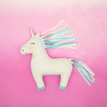 Load image into Gallery viewer, Sass &amp; Belle - Rainbow Unicorn Decorative Cushion