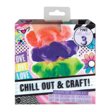 Load image into Gallery viewer, Chill Out and Craft! Scrunchie Design Kit