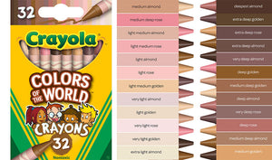 Crayola Crayons: Colors of the World (32 Multi-Cultural Crayons)