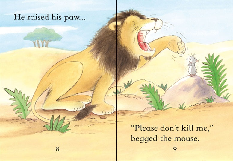 Usborne First Reading: The Lion and the Mouse (Level 1)