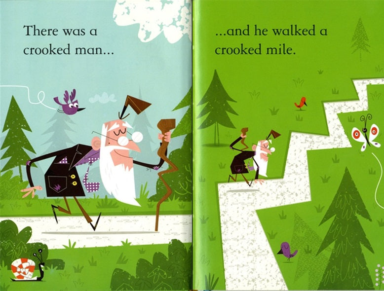 Usborne First Reading: There was a Crooked Man (Level 2)