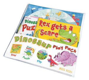 Dinosaur Puzzle Play Pack: Read, Puzzle, Play!