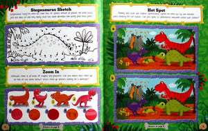 Ferocious Dinosaurs Sticker Activity Fun Book