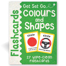 Load image into Gallery viewer, Get Set Go Flashcards: Colours and Shapes