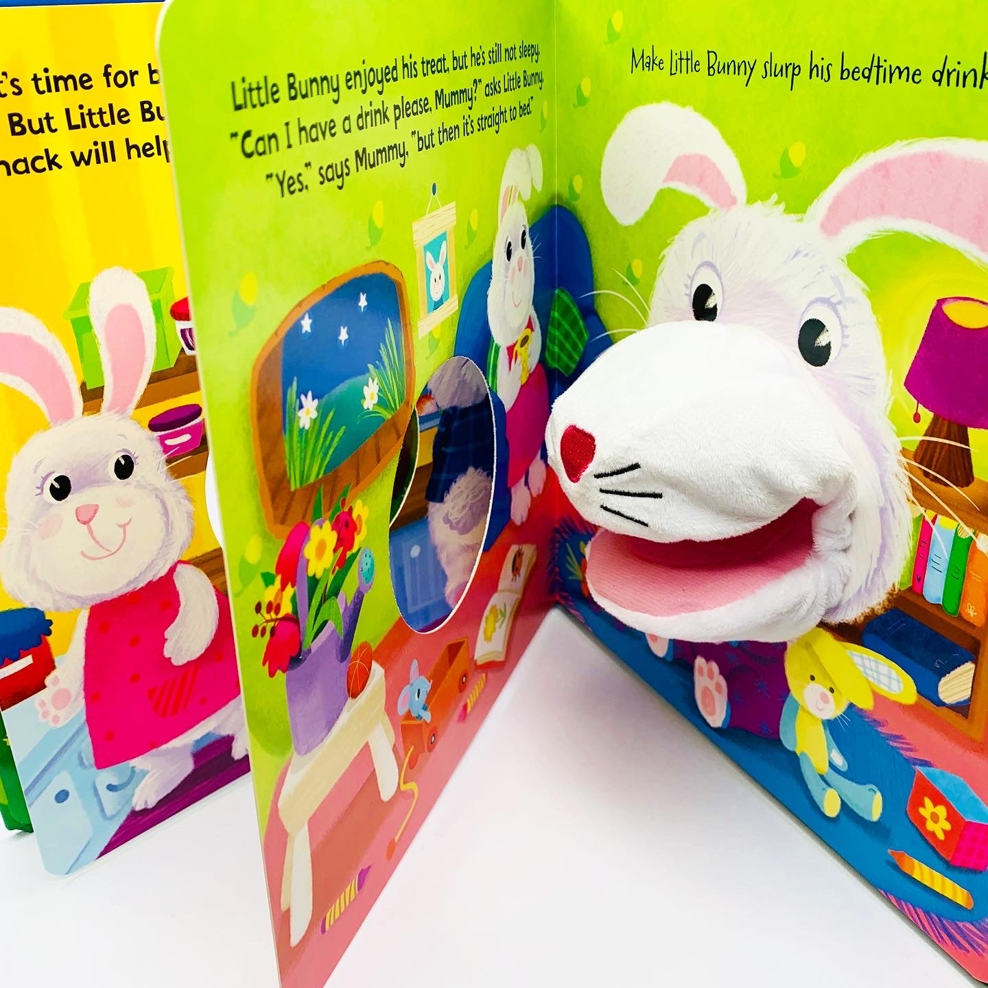Bedtime Bunny Puppet Book