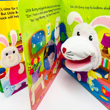 Load image into Gallery viewer, Bedtime Bunny Puppet Book