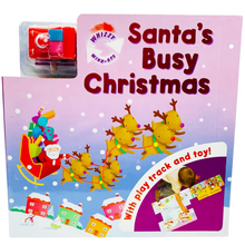 Load image into Gallery viewer, Santa&#39;s Busy Christmas: Book with Play Track and Toy! (Busy Day Board Book)