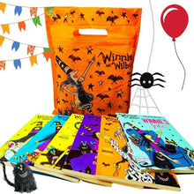 Load image into Gallery viewer, Winnie and Wilbur Spooky Halloween Bag of Books