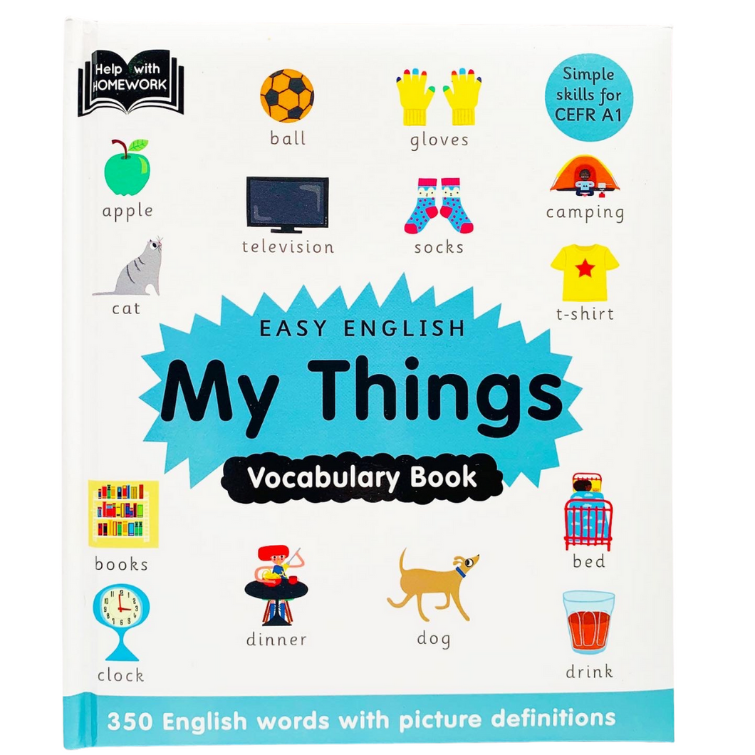 Help With Homework: Easy English My Things Vocabulary Book