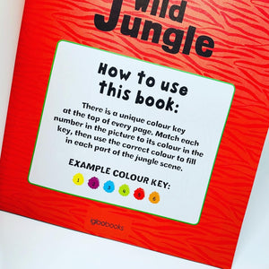 Colour by Numbers: Wild Jungle
