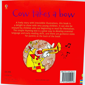 Usborne Phonics Readers: Cow Takes a Bow