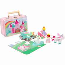 Load image into Gallery viewer, Legler: Magical Unicorns Play Set in a Case