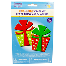Load image into Gallery viewer, Christmas Fun-Foam Craft Kit: Christmas Presents (Set of 2)