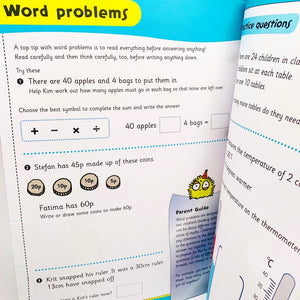 Help With Homework: Don't Panic Maths with Revision Poster Level 1 (Age 7+)