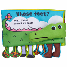 Load image into Gallery viewer, Melissa &amp; Doug/Ks Kids Soft Activity Cloth Book: Whose Feet?