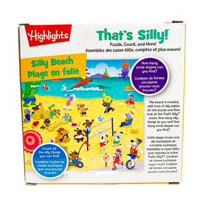 Highlights: That's Silly Puzzle, Count, and More! Silly Beach (24 pieces)