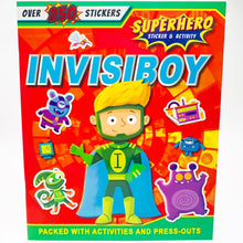 Load image into Gallery viewer, Invisiboy: Superhero Sticker and Activity Adventure